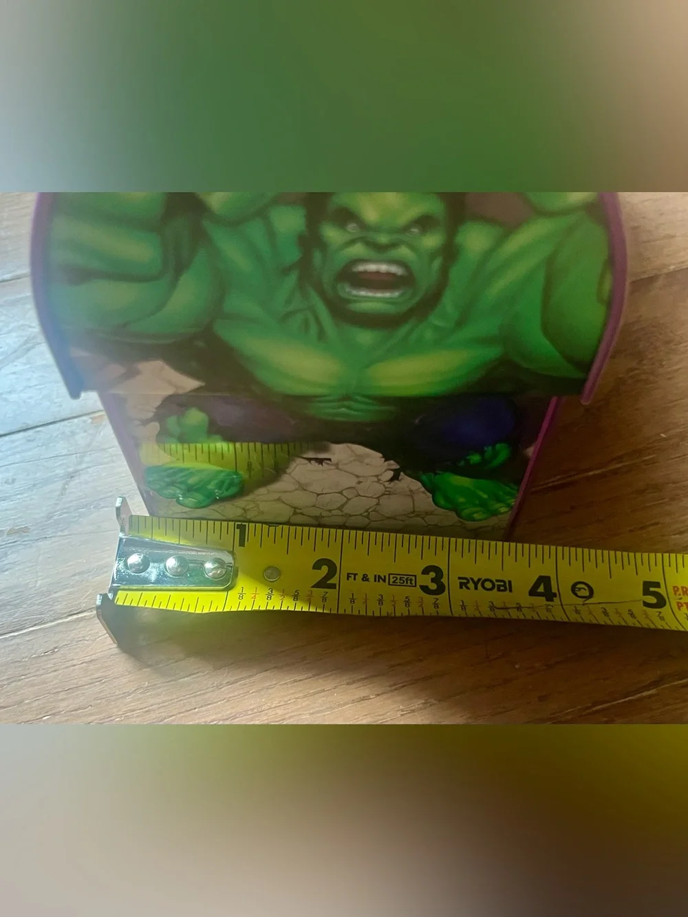2003 The Incredible Hulk Tin Dome Lunch Box